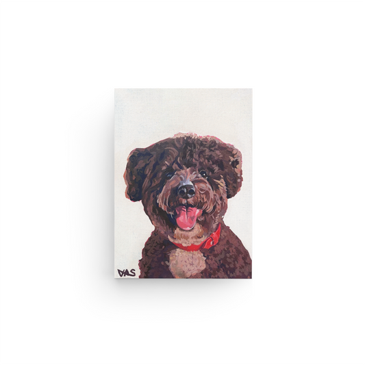 22 x 30 cm Pet Portrait Canvas