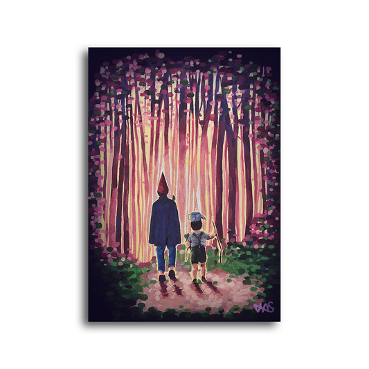 Over the Garden Walls Wirt and Gregory Walking painting Print