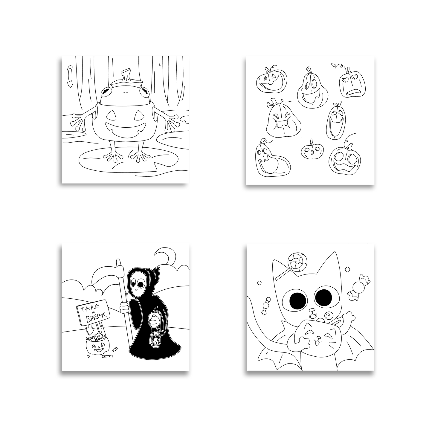 Wee Spooky Colouring Book